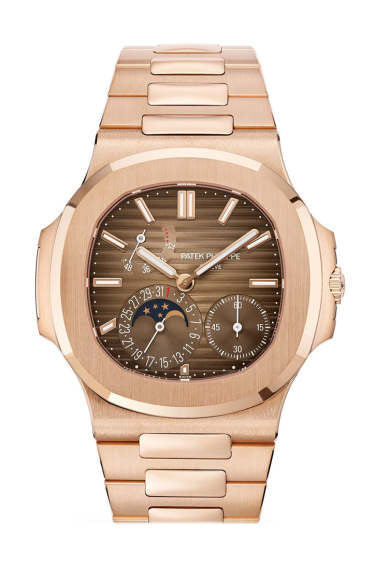 Patek Philippe nautilus moon phase rose gold watch 5712/1R-001 5712/1R