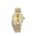 Rolex datejust 31, 18kt yellow gold, ref#278288RBR-0005