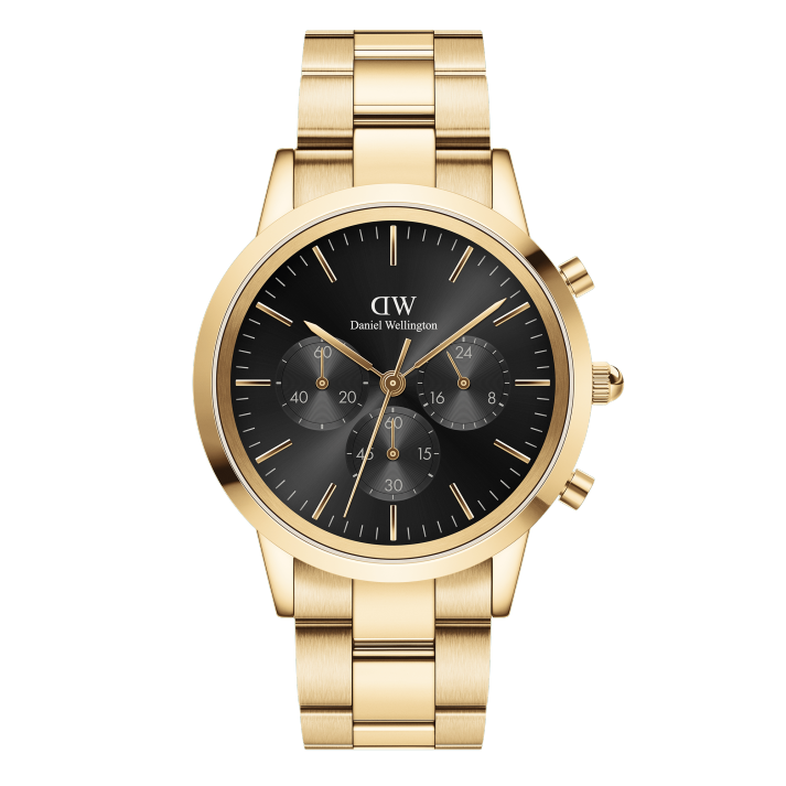 Daniel Wellington iconic chronograph link onyx