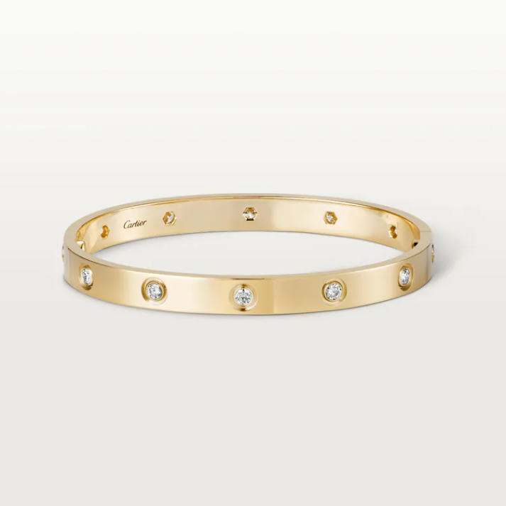 Cartier love bracelet 10 diamonds