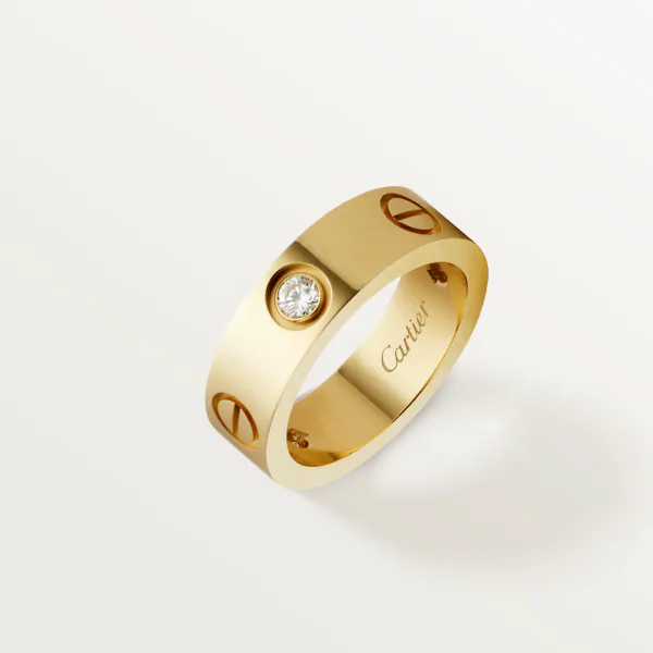 Cartier love ring 3 diamonds
