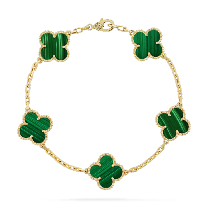 Van Cleef & Arpels vintage alhambra bracelet 5 motifs