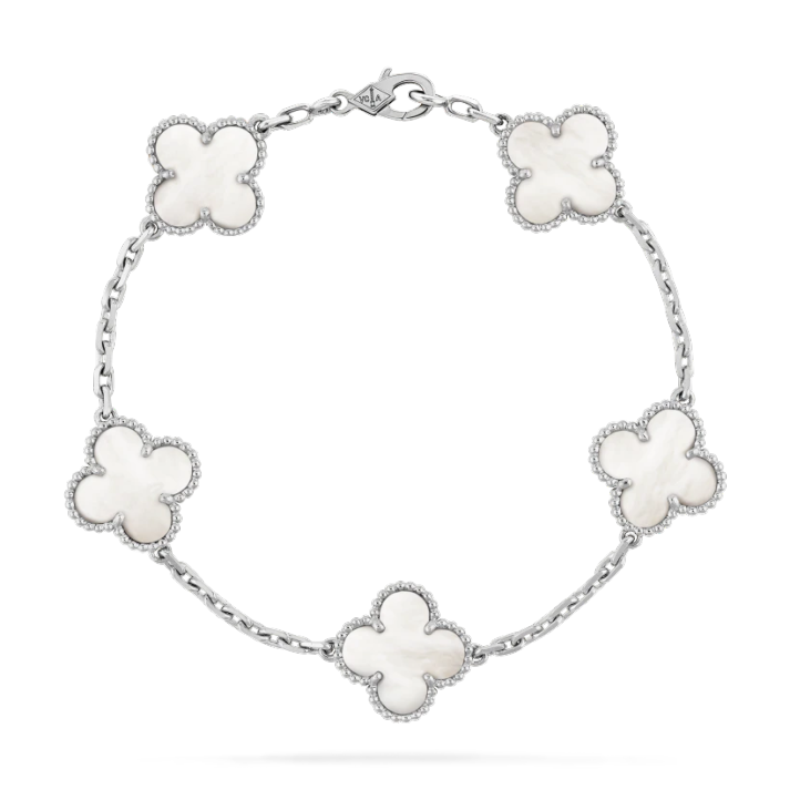 Van Cleef & Arpels vintage alhambra bracelet 5 motifs