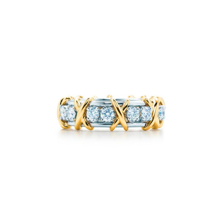 Tiffany schlumberger 18 stone ring