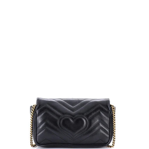 Gucci GG Marmont Flap Bag Matelasse Leather Super MiniGucci GG Marmont Flap Bag Matelasse Leather Super Mini