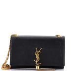 Saint Laurent Classic Monogram Tassel Crossbody Bag Leather Medium