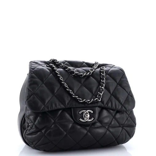 Chanel 3 Accordion Bag Quilted Lambskin Small