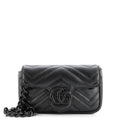 Gucci GG Marmont Flap Belt Bag Matelasse Leather