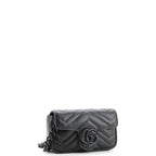 Gucci GG Marmont Flap Belt Bag Matelasse Leather