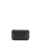 Gucci GG Marmont Flap Belt Bag Matelasse Leather