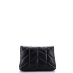 Saint Laurent LouLou Puffer Clutch Leather Small