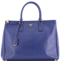 Prada Double Zip Lux Tote Saffiano Leather Large