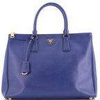 Prada Double Zip Lux Tote Saffiano Leather Large