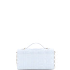 Christian Dior My Dior Top Handle Flap Bag Cannage Quilt Lambskin Mini