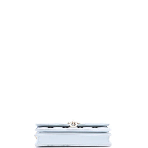 Christian Dior My Dior Top Handle Flap Bag Cannage Quilt Lambskin Mini