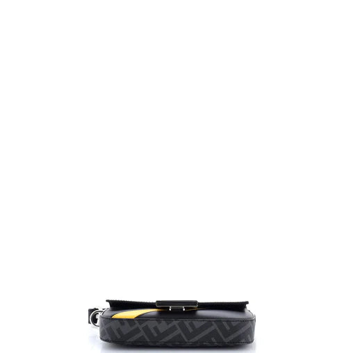 Fendi Baguette NM Bag Zucca Coated Canvas and Leather Mini