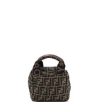 Fendi Vintage 1925 Cosmetic Tote Zucca Canvas Mini