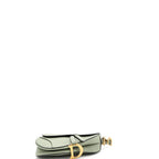 Christian Dior Saddle Handbag Leather Medium