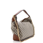 Gucci Chain Hobo GG Coated Canvas Large