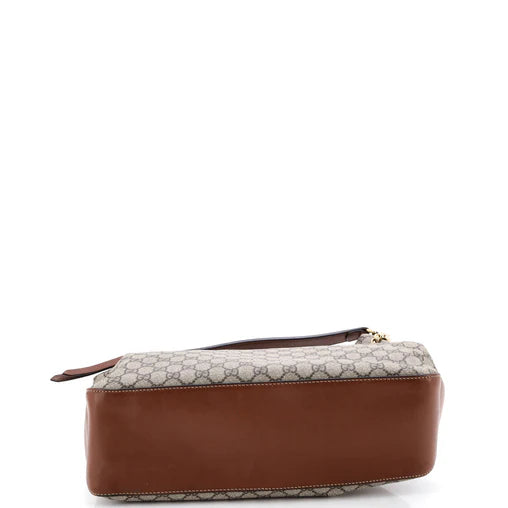 Gucci Chain Hobo GG Coated Canvas Large