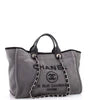 Chanel Deauville Tote Canvas with Sequins Medium
