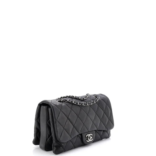 Chanel 3 Flap Bag Quilted Lambskin Jumbo