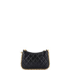 Chanel CC Chain Around Hobo Quilted Lambskin Mini