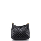 Chanel Mixed Chain Link CC Hobo Quilted Lambskin Small