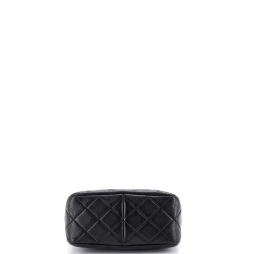 Chanel Mixed Chain Link CC Hobo Quilted Lambskin Small