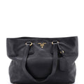 Prada Convertible Shopper Tote Vitello Daino Large