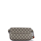 Gucci Ophidia Envelope Flap Shoulder Bag GG Coated Canvas Mini