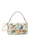 Fendi Baguette NM Bag Zucca Embroidered Canvas Medium