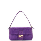 Fendi Baguette Bag Logo Embossed Leather Small