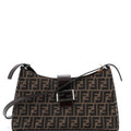 Fendi Vintage Shoulder Bag Zucca Canvas Medium