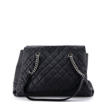 Chanel Lady Pearly Tote Quilted Caviar Large