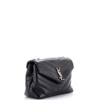 Saint Laurent Loulou Shoulder Bag Matelasse Chevron Leather Small