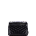 Saint Laurent Loulou Shoulder Bag Matelasse Chevron Leather Small