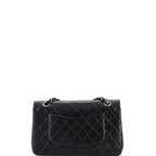 Chanel Vintage Classic Double Flap Bag Quilted Lambskin Medium