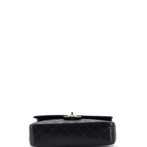 Chanel Vintage Classic Double Flap Bag Quilted Lambskin Medium