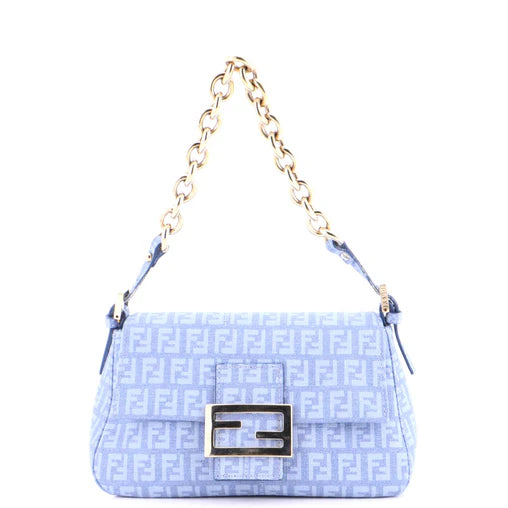 Fendi Mama Forever Bag Zucchino Coated Canvas Mini