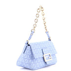 Fendi Mama Forever Bag Zucchino Coated Canvas Mini