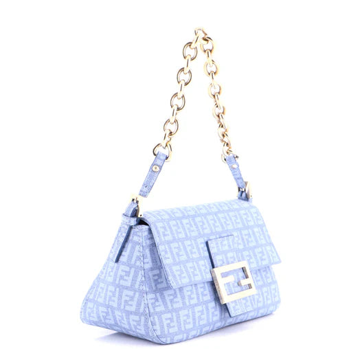 Fendi Mama Forever Bag Zucchino Coated Canvas Mini
