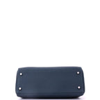 Hermes Kelly Handbag Vert Cypress Clemence with Palladium Hardware 28