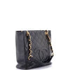 Chanel Petite Shopping Tote Quilted Caviar