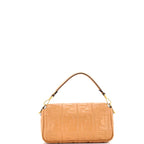 Fendi Baguette NM Bag Zucca Embossed Leather Medium