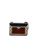 Gucci Padlock Shoulder Bag GG Coated Canvas and Leather Small