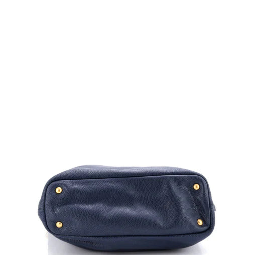 Prada Side Zip Shopper Tote Vitello Daino Large