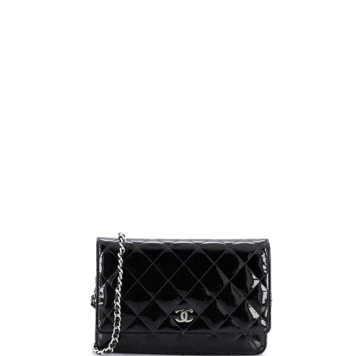 Chanel Wallet on Chain Quilted Patent