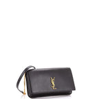 Saint Laurent Classic Monogram Phone Holder Shoulder Bag Leather