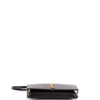 Saint Laurent Classic Monogram Phone Holder Shoulder Bag Leather